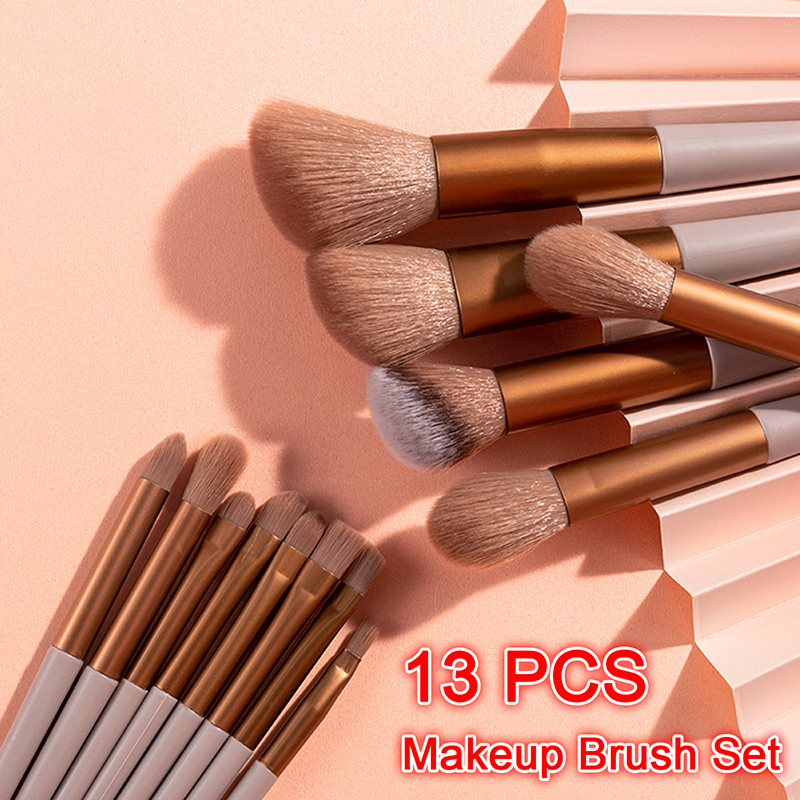 13Pcs Professional Beauty Powd - Beauty Makeup Brushes avaliação e preço