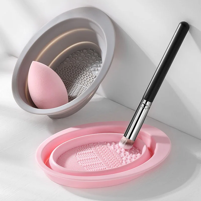 Foldable Silicone Makeup Brush - Beauty Makeup Brushes avaliação e preço