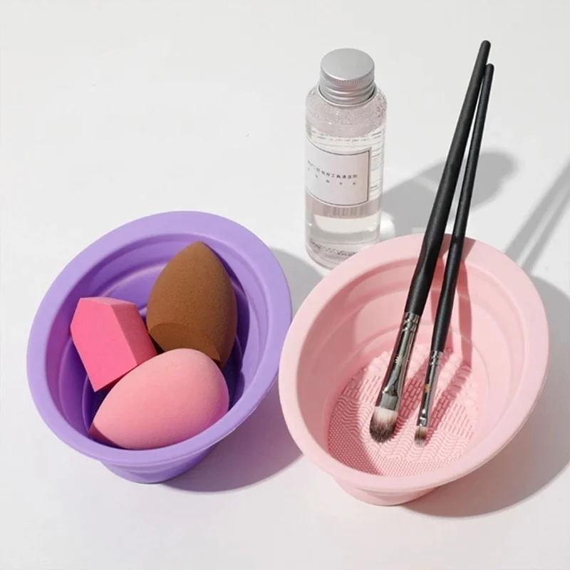 Foldable Silicone Makeup Brush - Beauty Makeup Brushes avaliação e preço