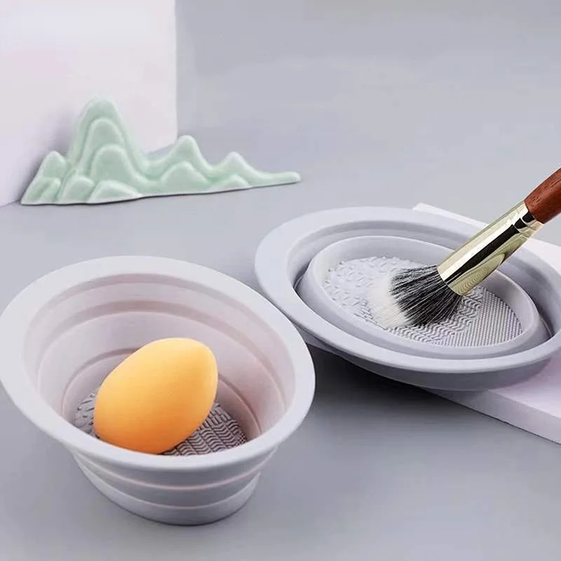 Foldable Silicone Makeup Brush - Beauty Makeup Brushes avaliação e preço