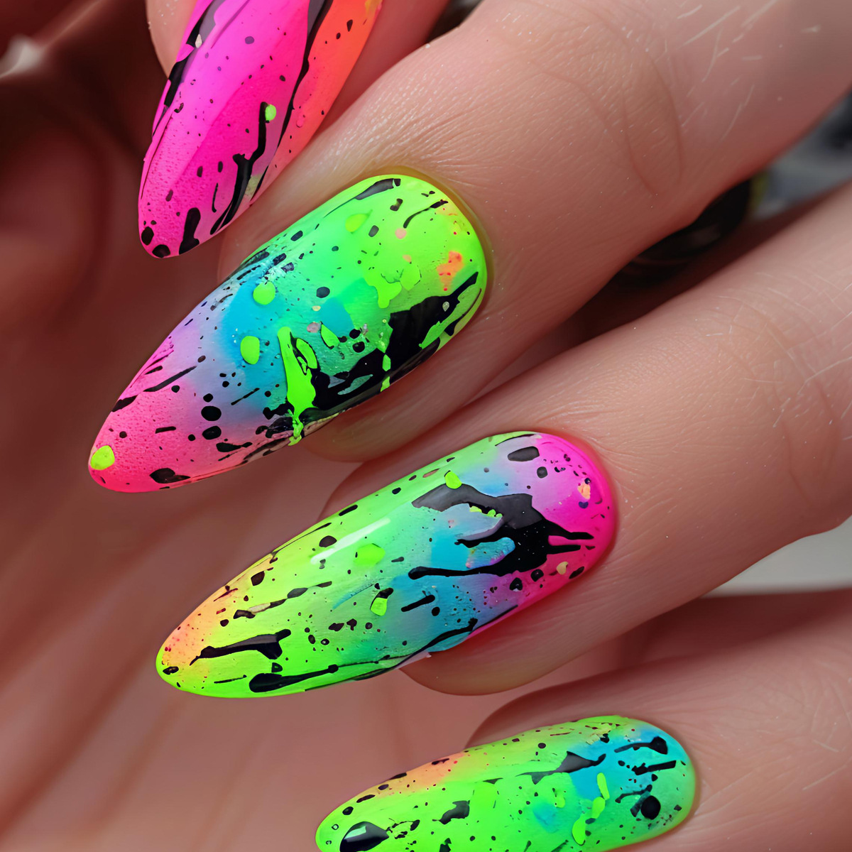 24pcs/set Short Medium long fa - Nail Extension Tips avaliação e preço