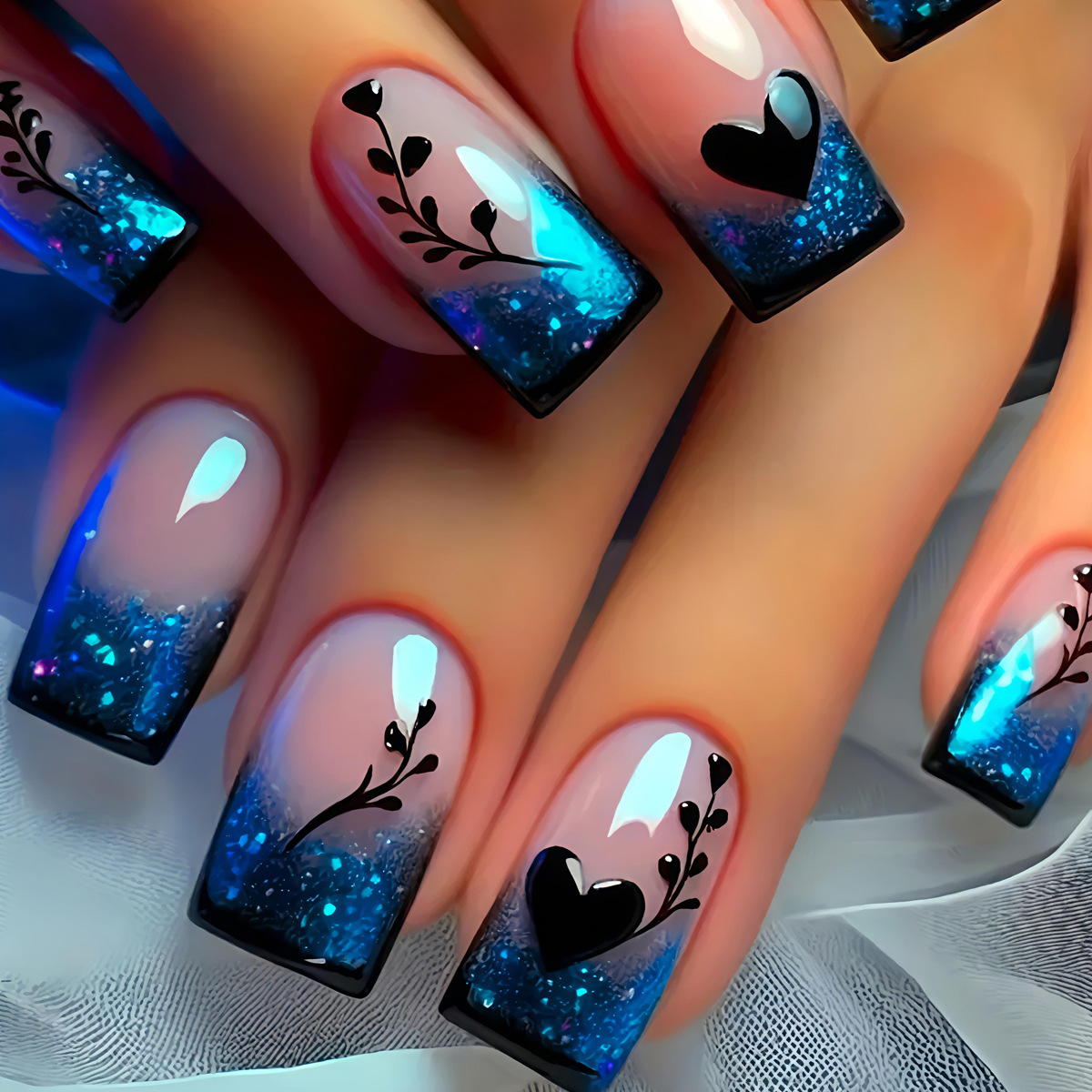 24pcs/set Short Medium long fa - Nail Extension Tips avaliação e preço