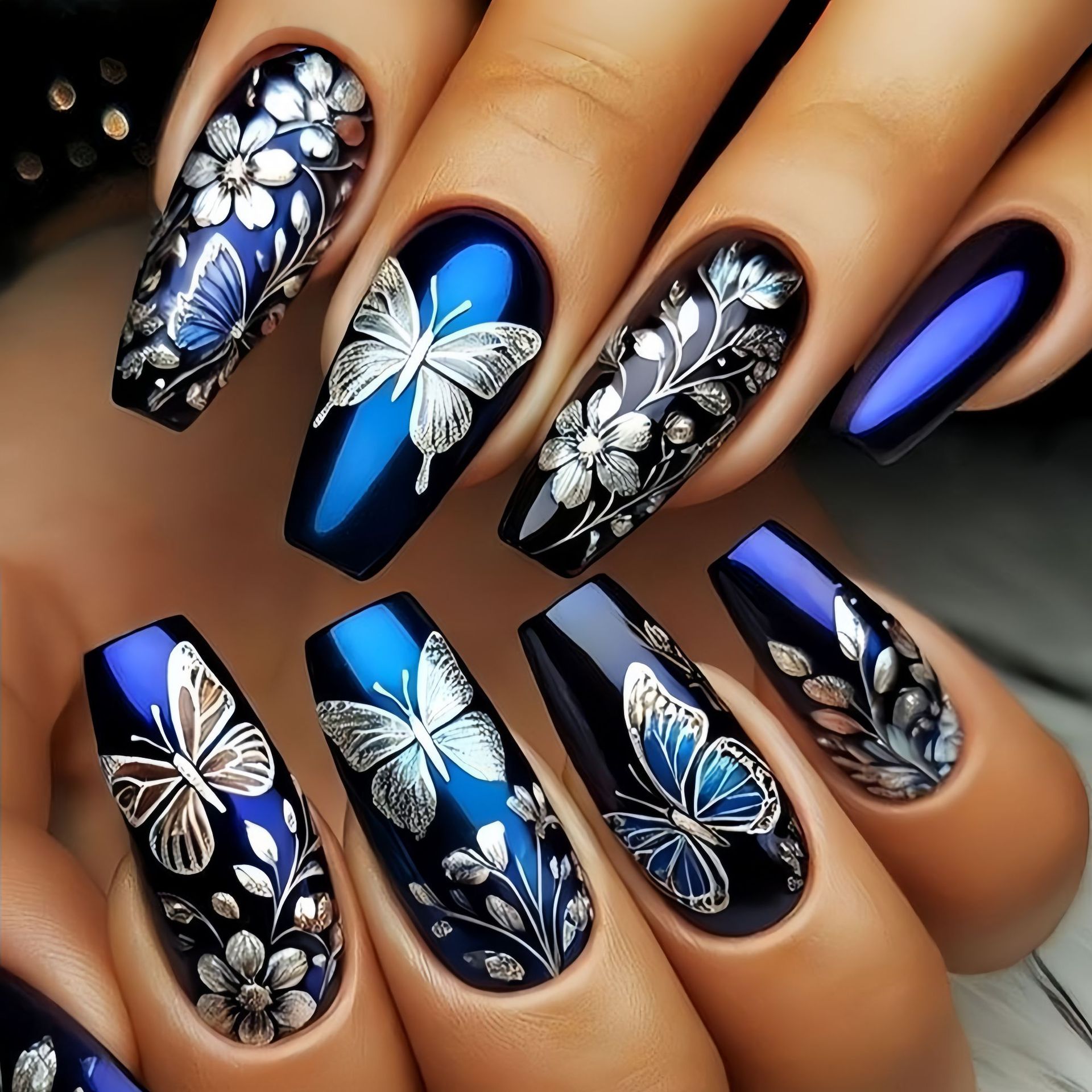 Medium long fake nails for wom - Nail Extension Tips avaliação e preço