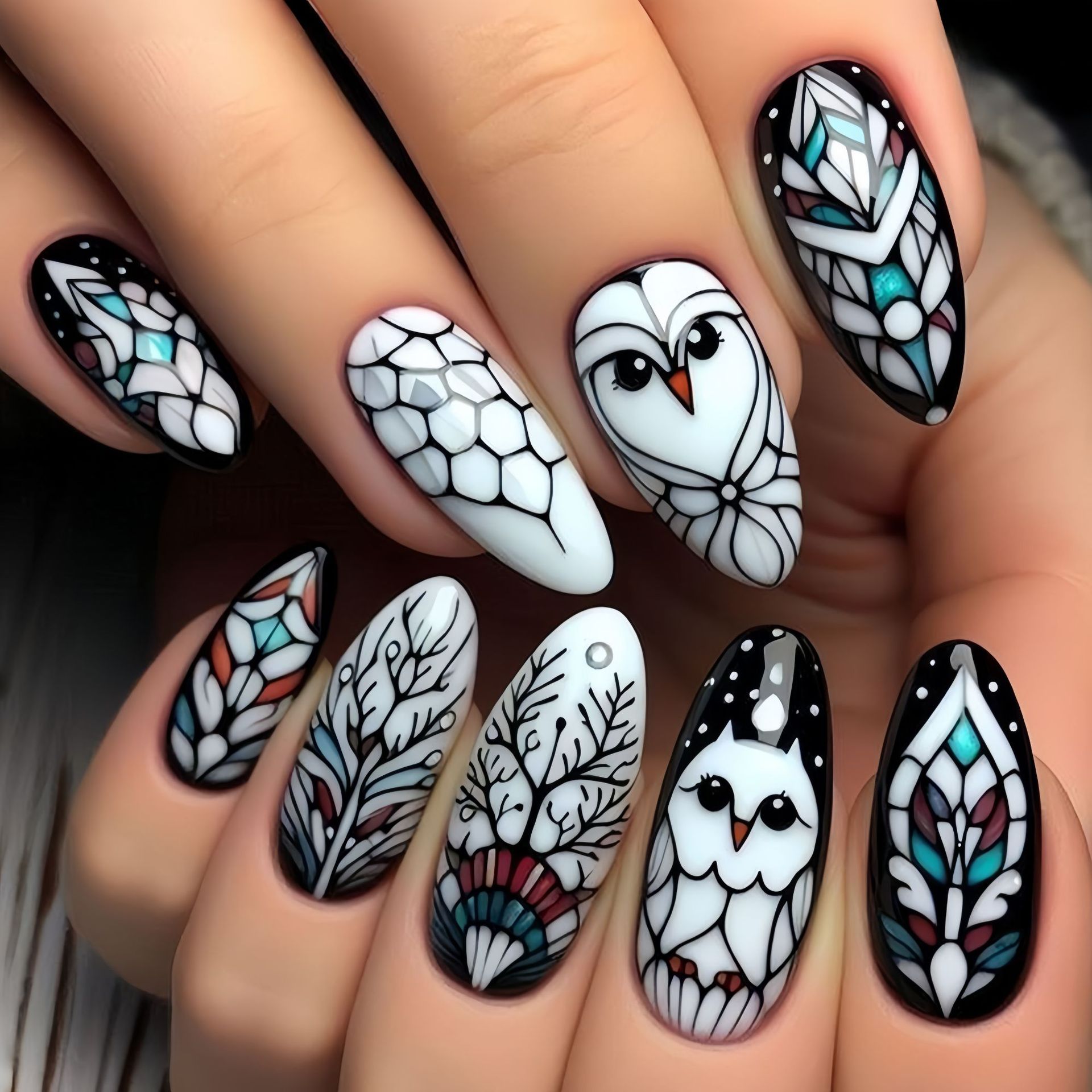 Medium long fake nails for wom - Nail Extension Tips avaliação e preço