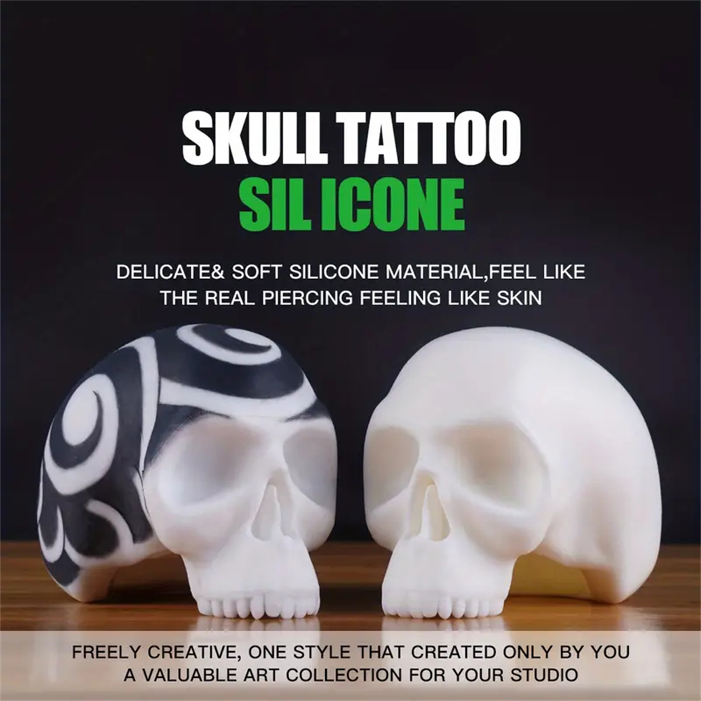 Silicone Skull Tattoo Sil Icon - Beauty Makeup Icon avaliação e preço