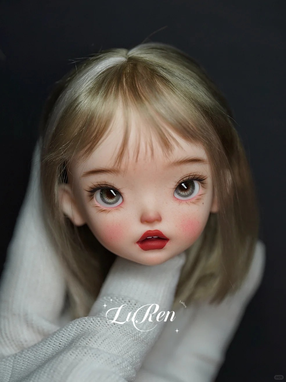 1/6 Scale SD BJD Doll Head wit - Just Beauty Makeup avaliação e preço