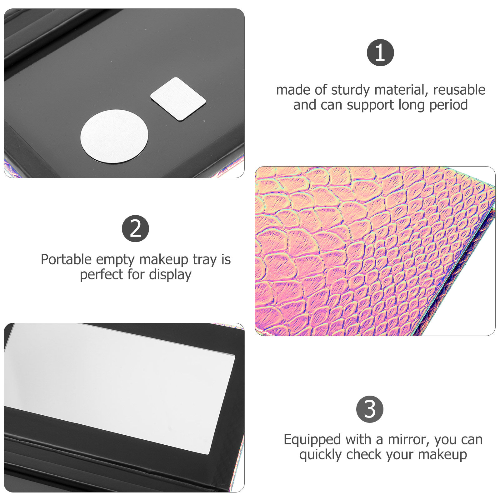 1Set Magnetic Empty Eyeshadow  - Eyeshadow Palette avaliação e preço