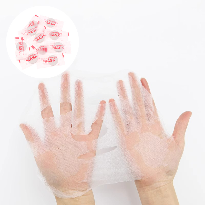 New 50/100Pcs Disposable Compr - Sheet Face Mask Pack avaliação e preço
