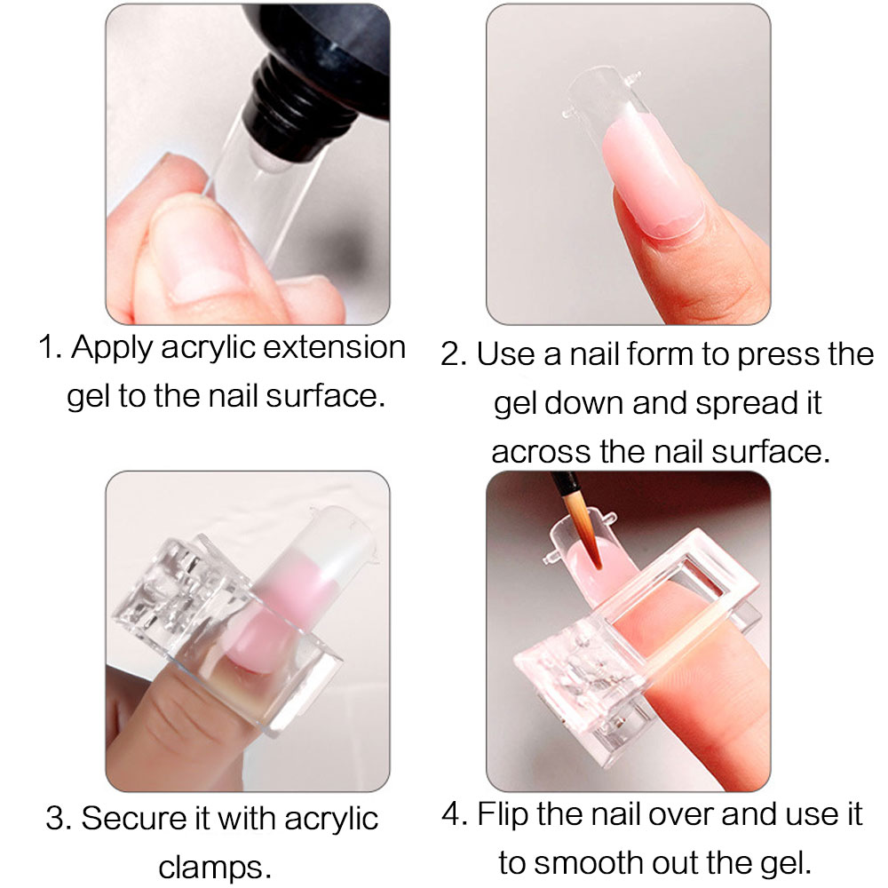 5 Pcs Flexible Soft Poly Gel N - Nail Extension Tips avaliação e preço
