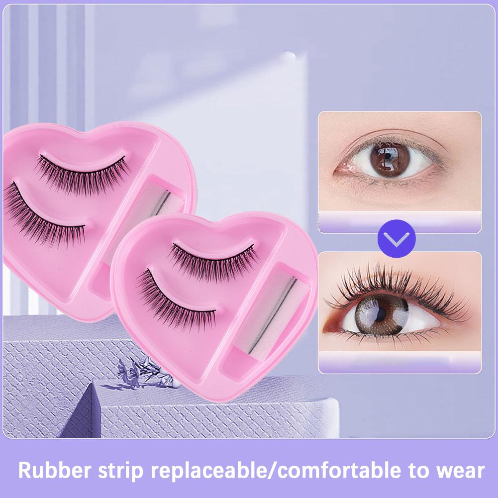 False Eyelashes Reusable Self- - Beauty Full Makeup avaliação e preço