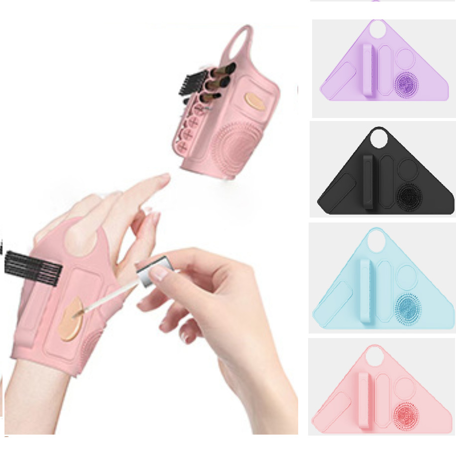 Silicone Makeup Auxiliary Hand - Beauty Makeup Brushes avaliação e preço