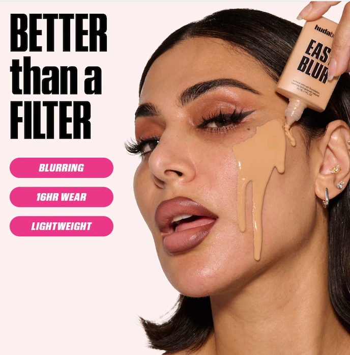 Huda Beauty Easy Blur Liquid F - Beauty Huda Makeup avaliação e preço