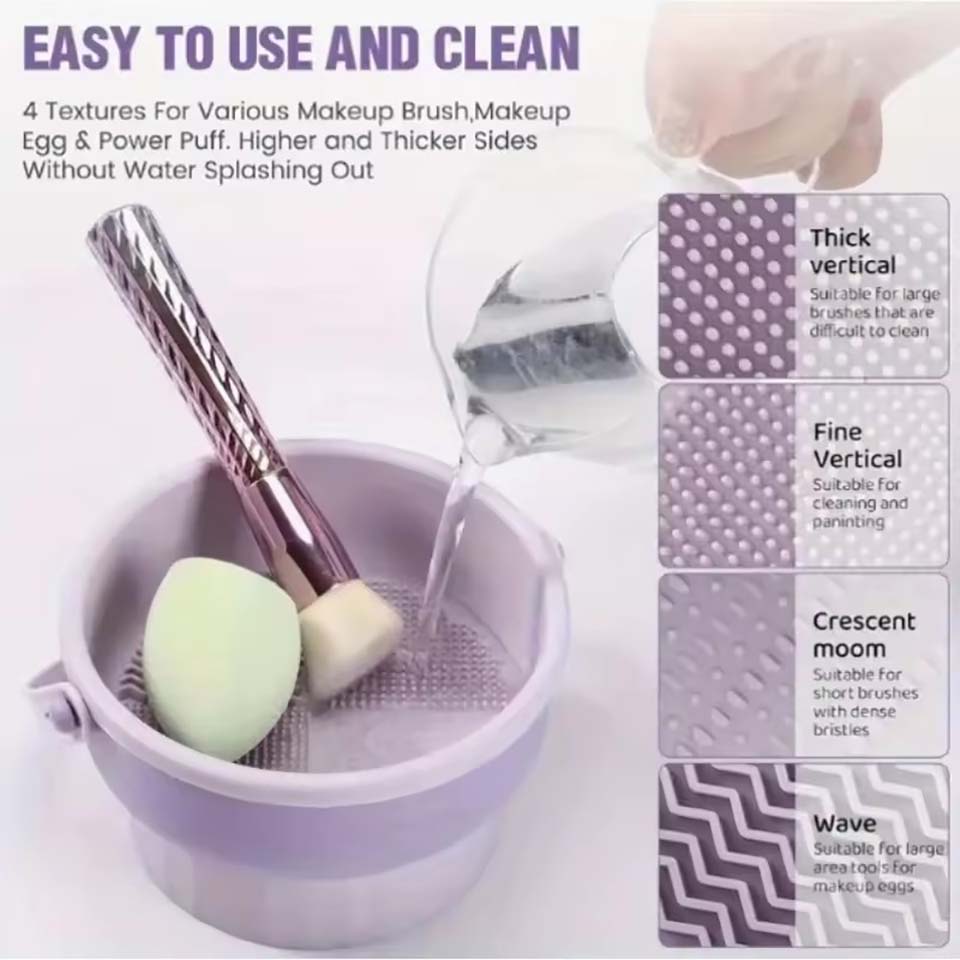 Makeup Brush Cleaning Bowl Bea - Beauty Makeup Brushes avaliação e preço