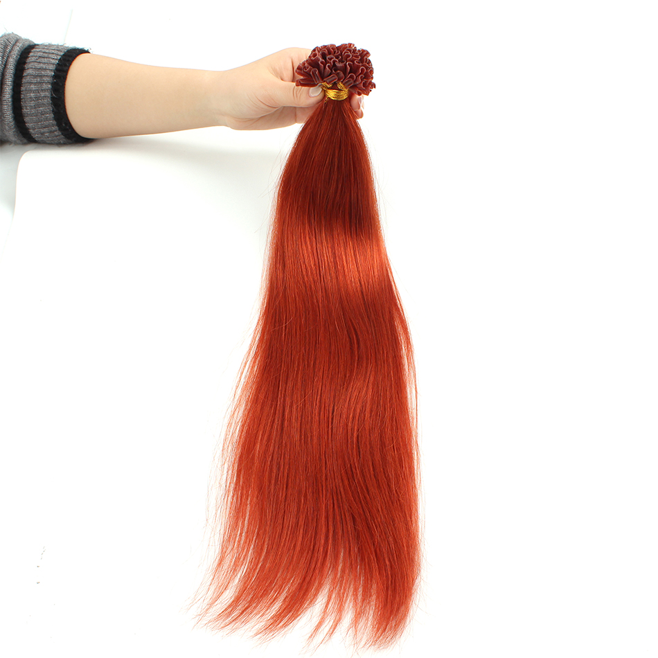 Lovevol Copper Red U Tip Hair  - Nail Extension Tips avaliação e preço