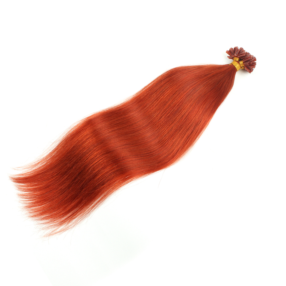 Lovevol Copper Red U Tip Hair  - Nail Extension Tips avaliação e preço