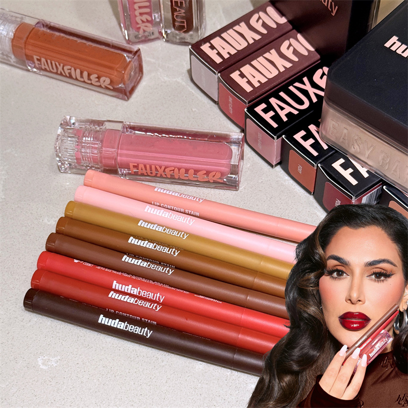 Brand Bueaty Fashion Lip Conto - Beauty Huda Makeup avaliação e preço