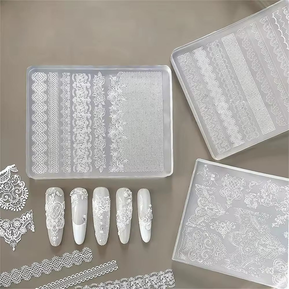1Pcs 83mm Ultra-Thin 3D Lace S - Nail Art Stamping Kit avaliação e preço