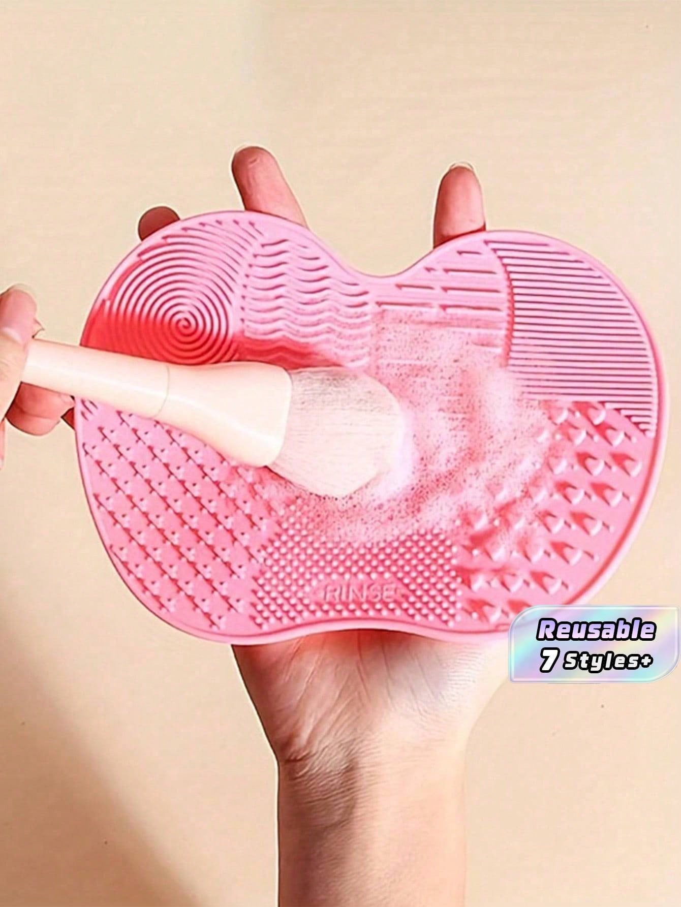 1 Pack Silicone Apple Scrub Pa - Beauty Makeup Brushes avaliação e preço