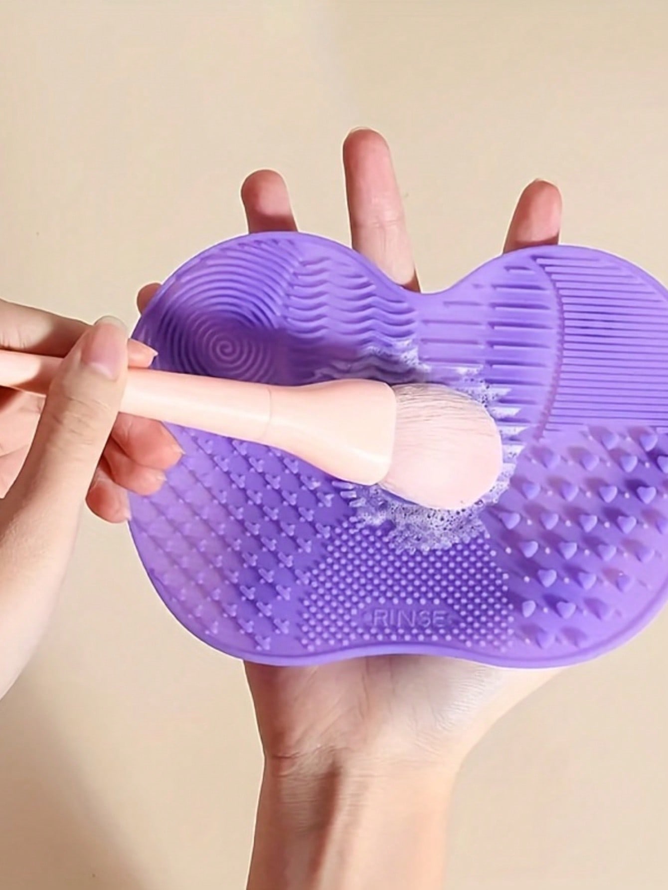 1 Pack Silicone Apple Scrub Pa - Beauty Makeup Brushes avaliação e preço