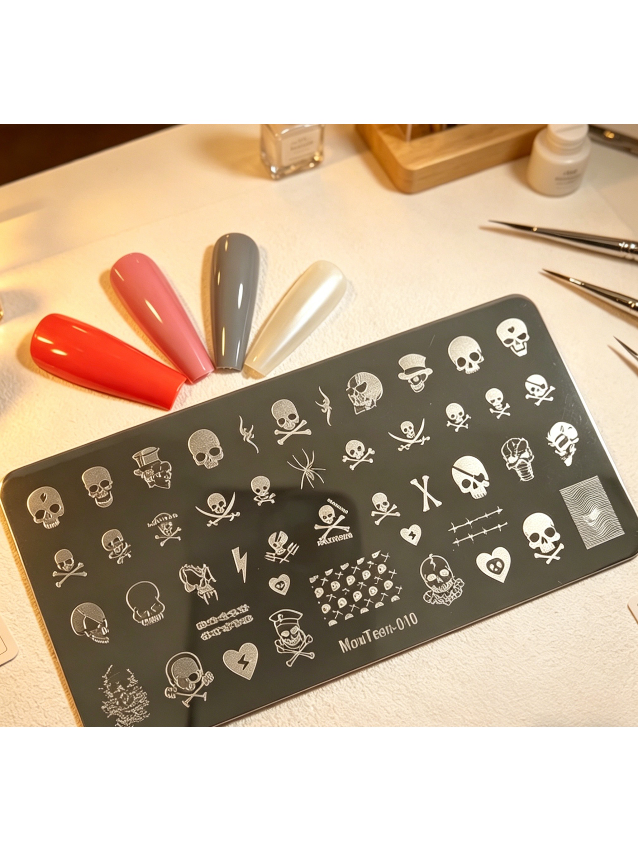 MouTeen010 Nail Stamping Plate - Nail Art Stamping Kit avaliação e preço