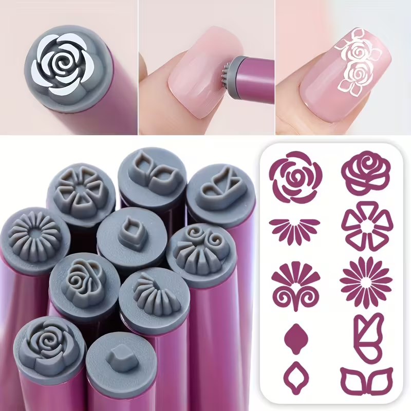 6/10/15Pcs Nail Art Stamp Pen  - Nail Art Stamping Kit avaliação e preço