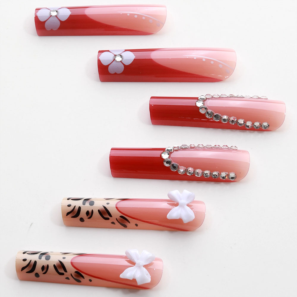 24pcs Wearable Press on Nails  - Nail Extension Tips avaliação e preço