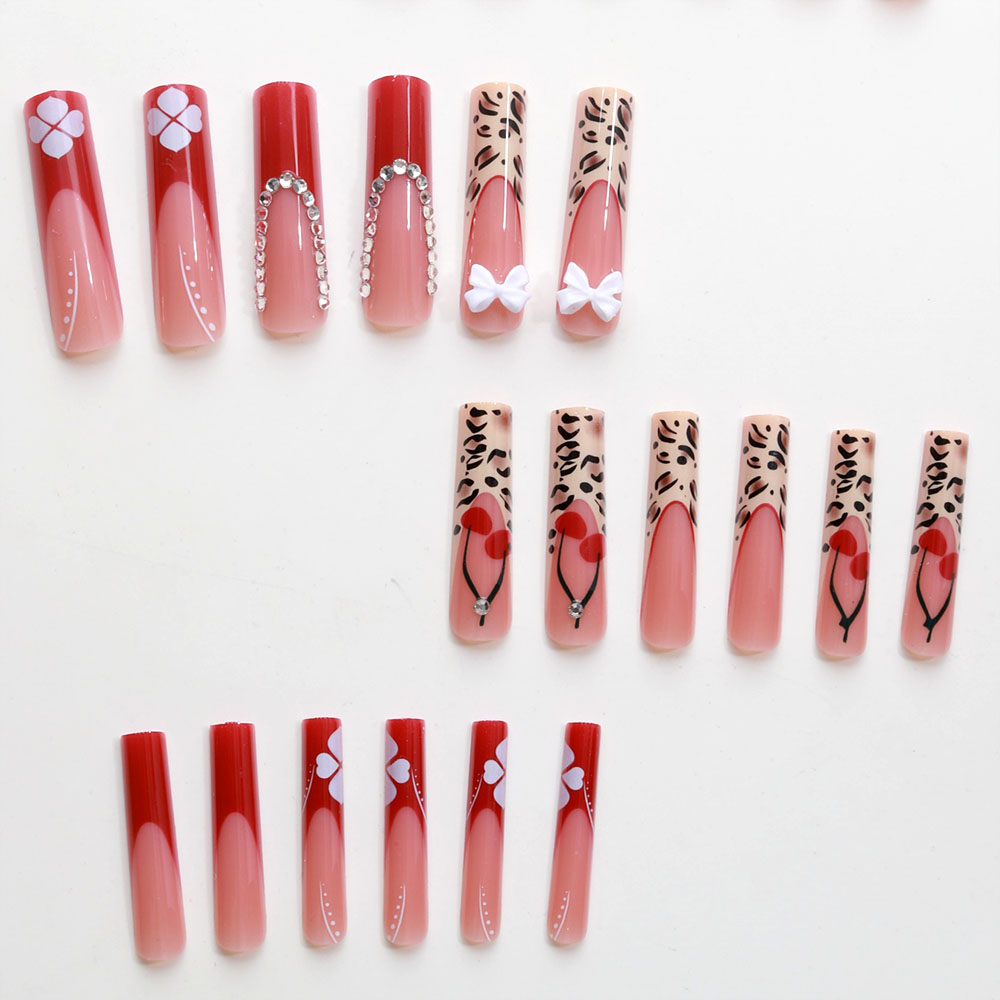 24pcs Wearable Press on Nails  - Nail Extension Tips avaliação e preço