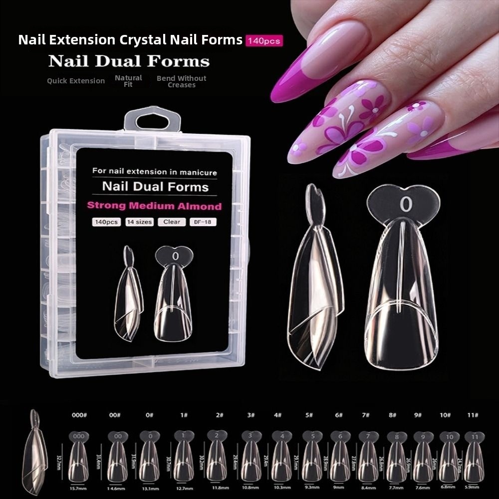 140PCS 14 Sizes French Nail Du - Nail Extension Tips avaliação e preço