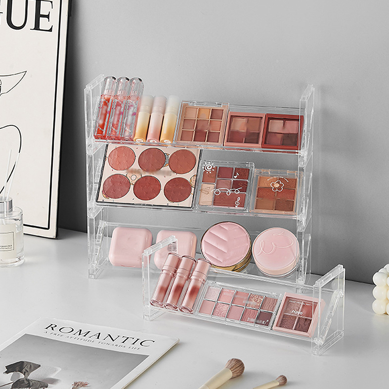 1PC Acrylic 3-layer Cosmetics  - Eyeshadow Palette avaliação e preço