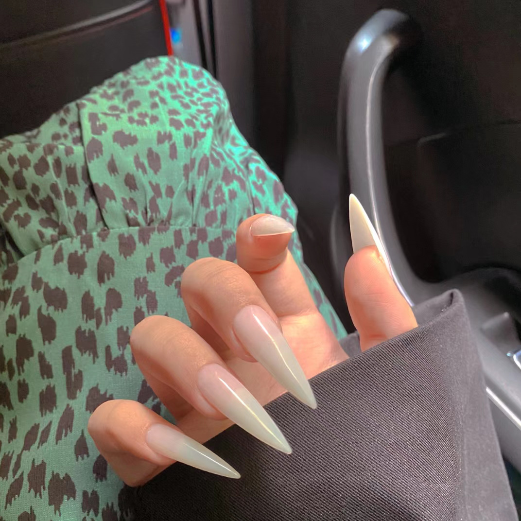 Long Stiletto Fake Nails Chine - Nail Extension Tips avaliação e preço