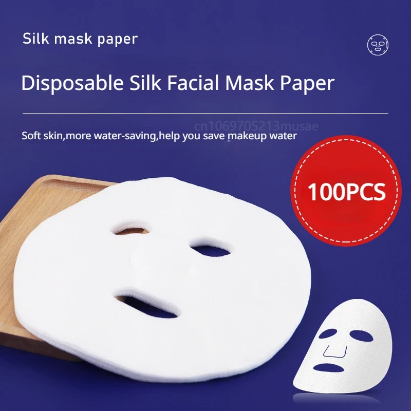 50/100pcs Disposable Facial Ma - Sheet Face Mask Pack avaliação e preço