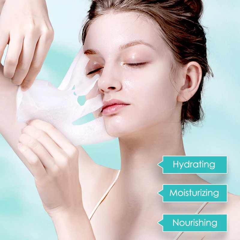 10pcs Hyaluronic Acid Hydratin - Sheet Face Mask Pack avaliação e preço